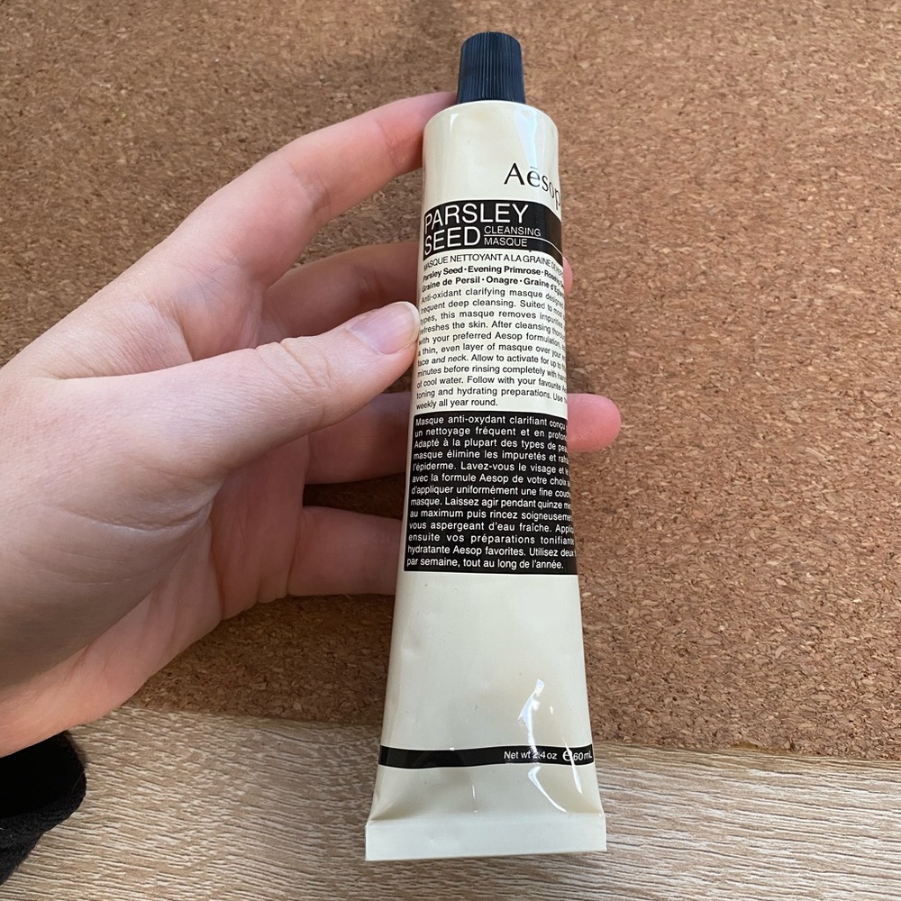 Parsley Seed Clay Masque from Aēsop